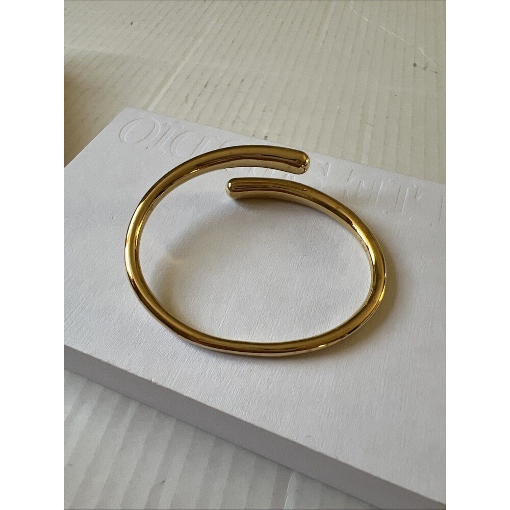 Lie Studio Olga Bracelet Brass Plated 18 Ct Gold NWT/see Details - Picture 7 of 13